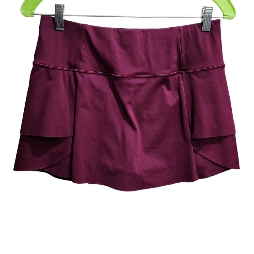 💜 Athleta Momentum Small Maroon Skort 405654-04